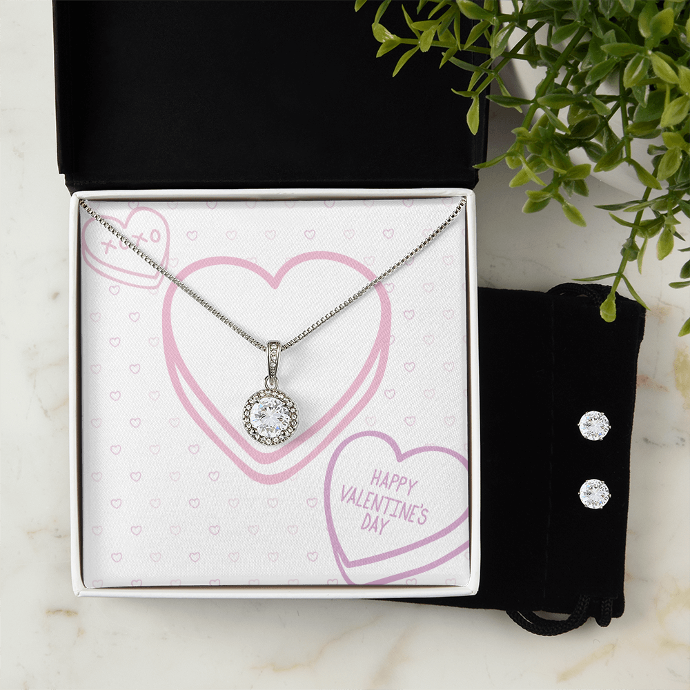 Valentine's Day - XOXO - Eternal Hope Necklace & Earring Set