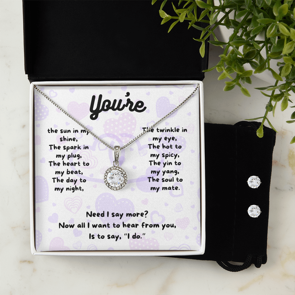 Love - You're the sun - Eternal Hope Necklace & Earring Set