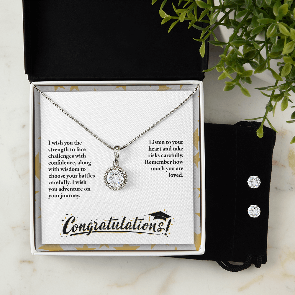 Graduation - I wish you the strength - Eternal Hope Necklace & Earring Set