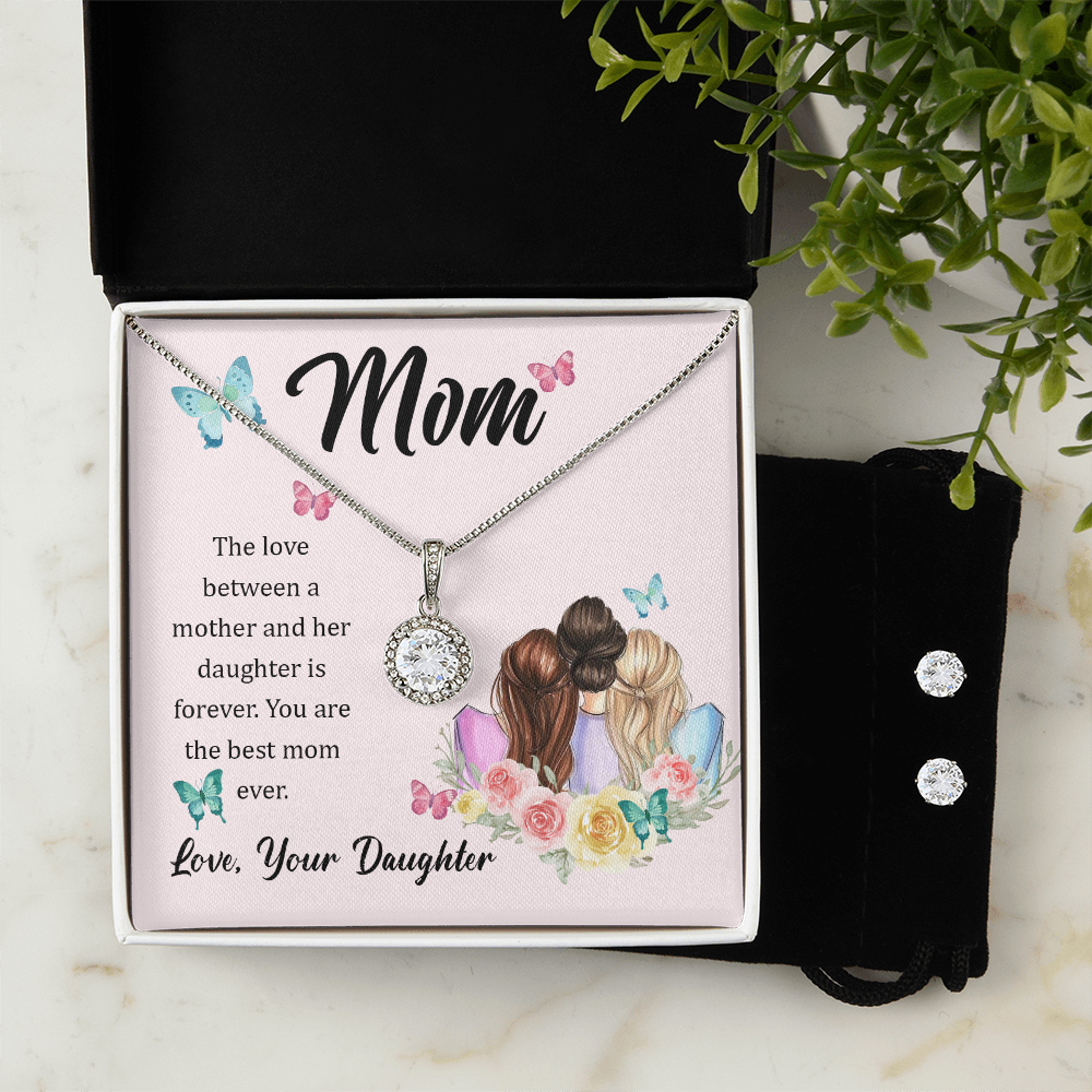 To Mom - The love between - Eternal Hope Necklace & Earring Set