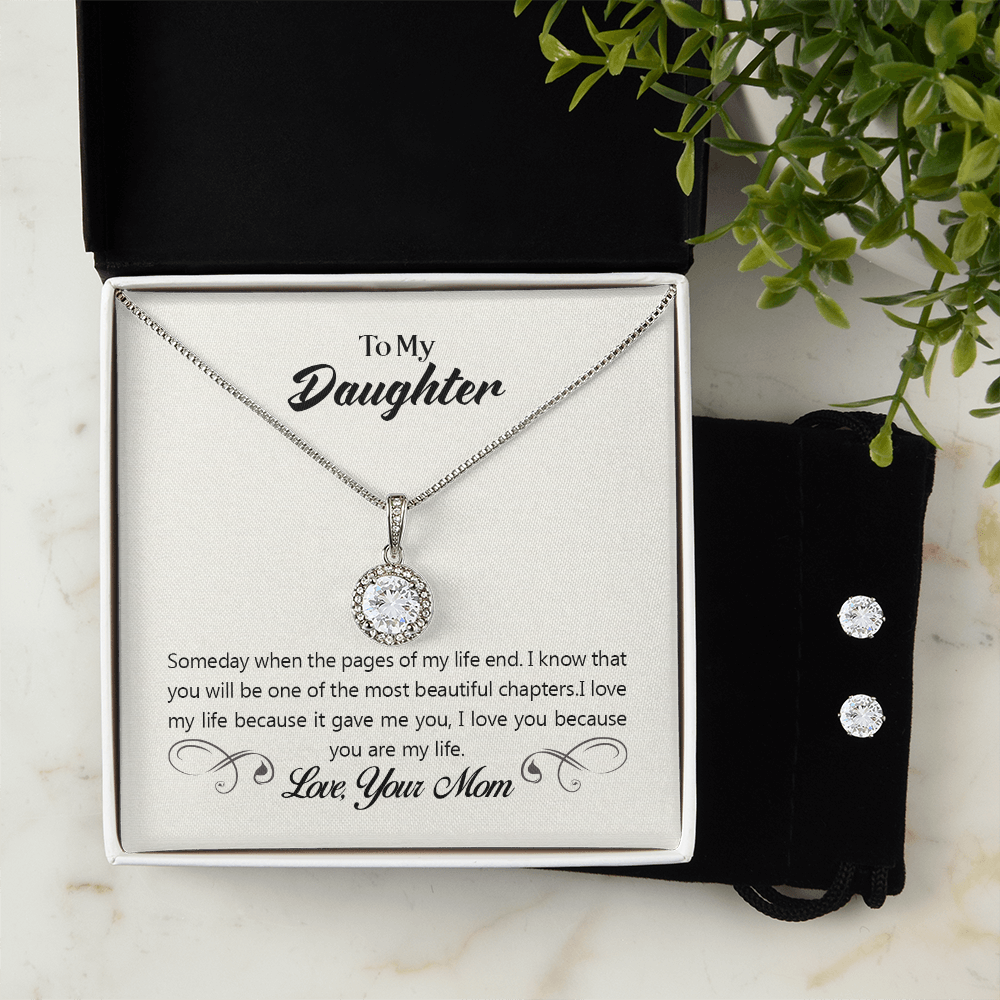 To Daughter - Someday when - Eternal Hope Necklace & Earring Set