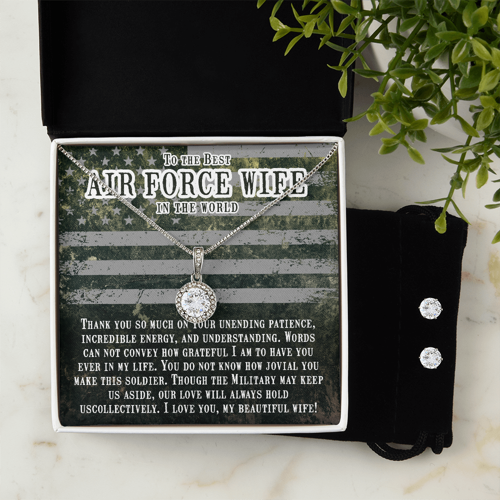 To Air Force Wife - Thank you so much - Eternal Hope Necklace & Earring Set