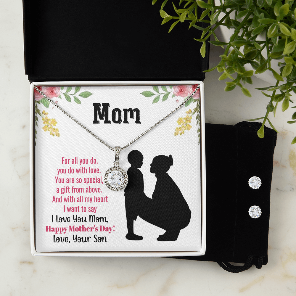 To Mom - For all you do - Eternal Hope Necklace & Earring Set