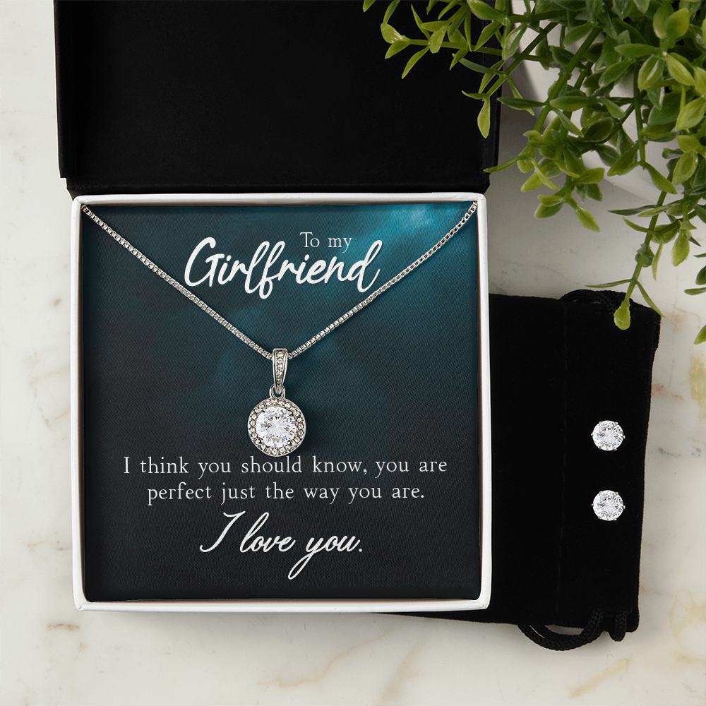 To Girlfriend - I think you - Eternal Hope Necklace & Earring Set