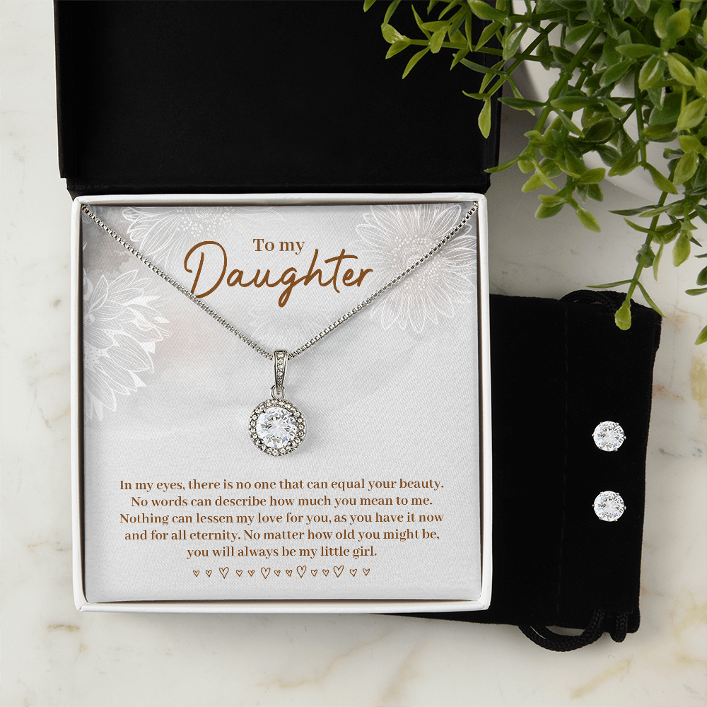 To Daughter - In my eyes - Eternal Hope Necklace & Earring Set