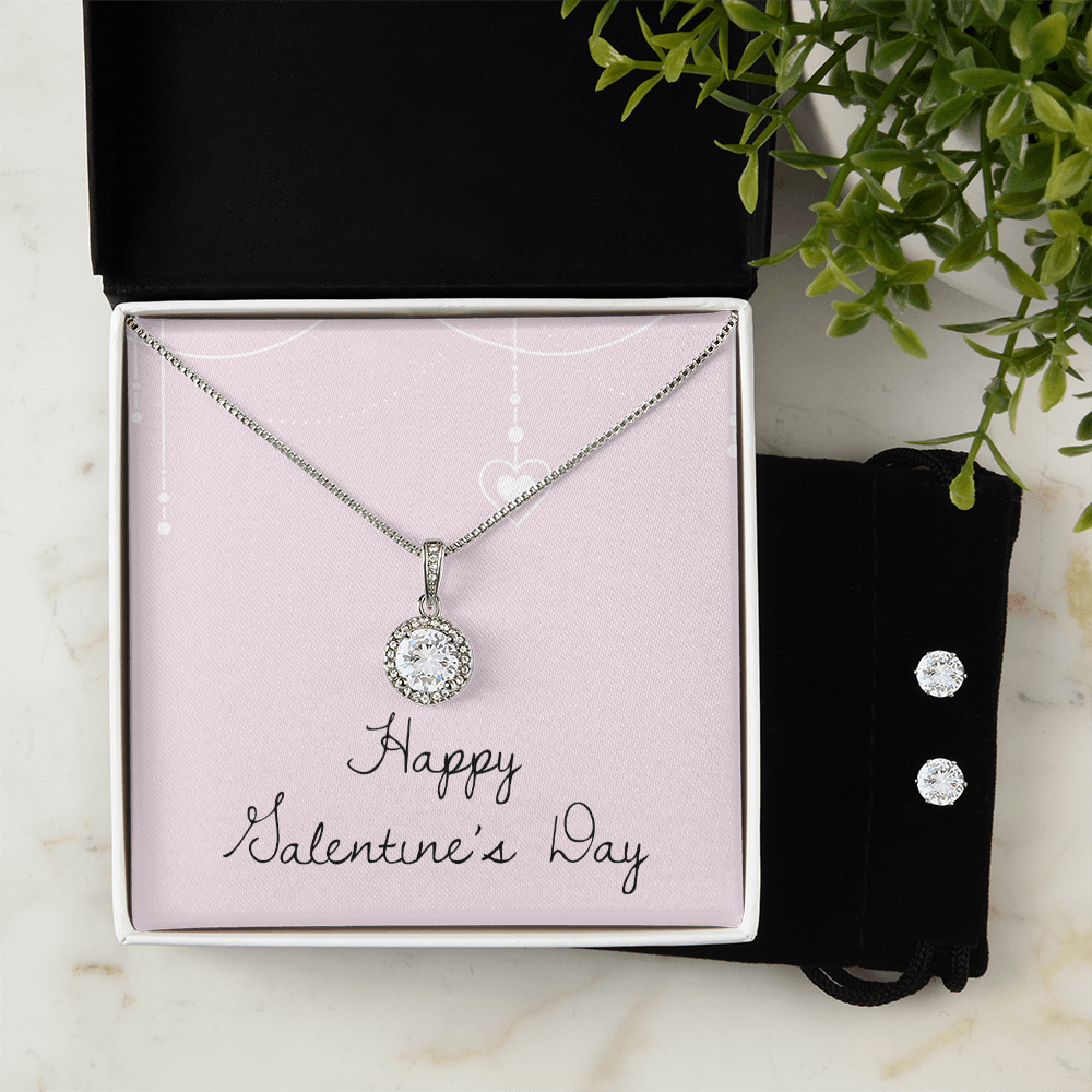 Valentine's Day - Heart - Eternal Hope Necklace & Earring Set