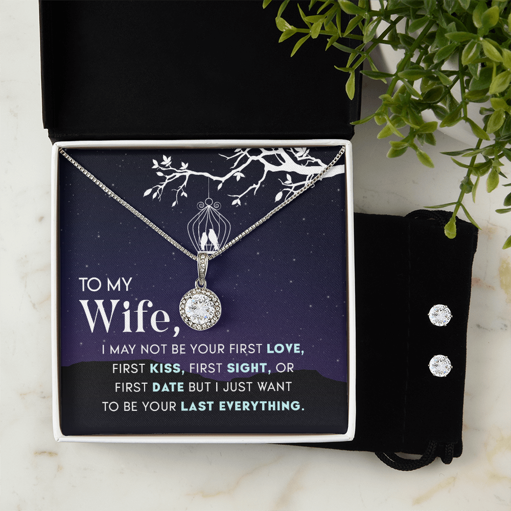 To Wife - I may not be - Eternal Hope Necklace & Earring Set