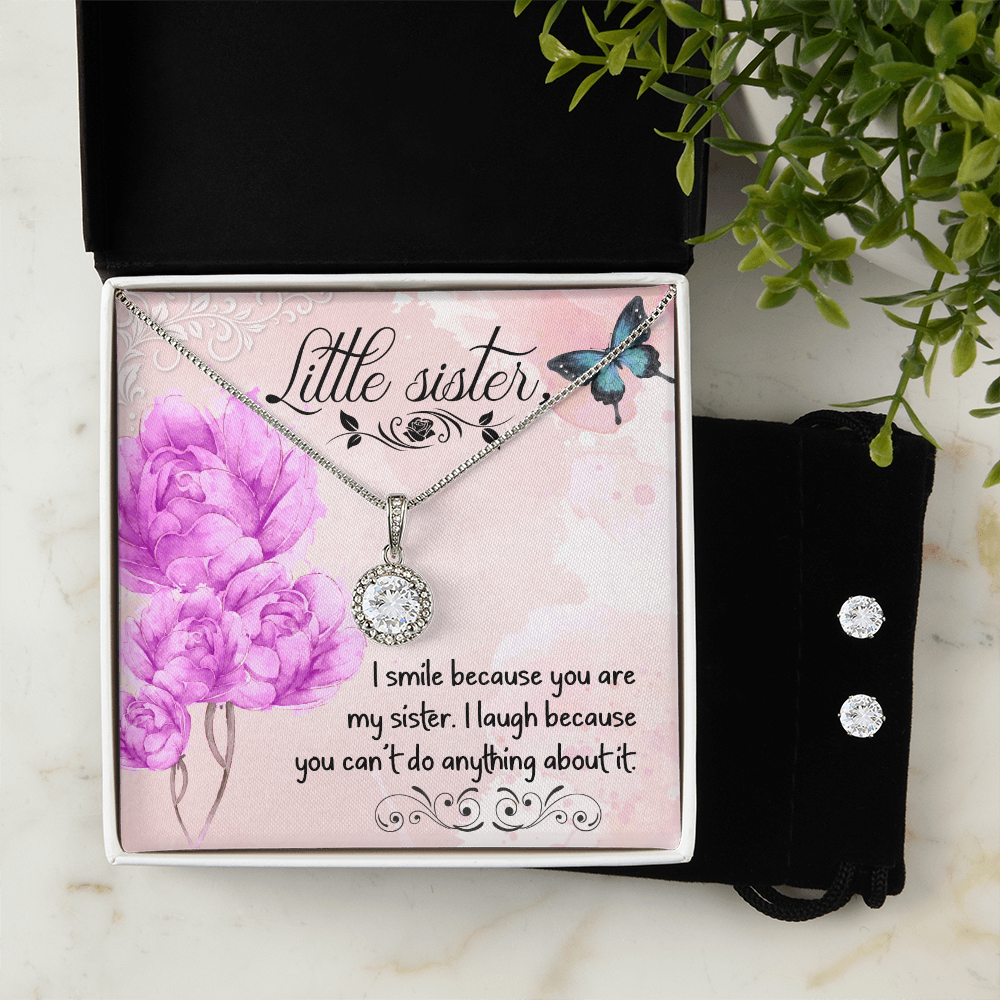 To Sister - I smile - Eternal Hope Necklace & Earring Set