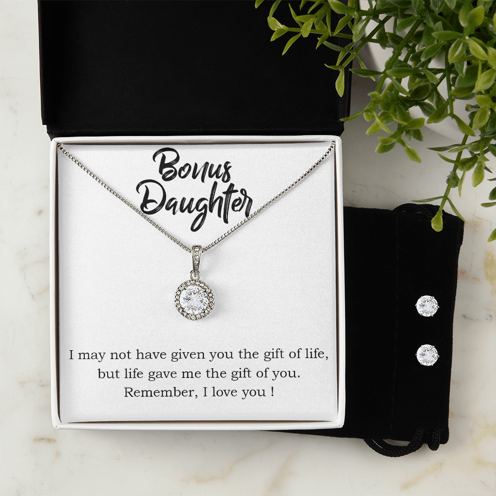 To Bonus Daughter - I may not - Eternal Hope Necklace & Earring Set