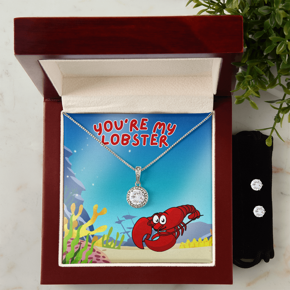 Love - You're my lobster - Eternal Hope Necklace & Earring Set