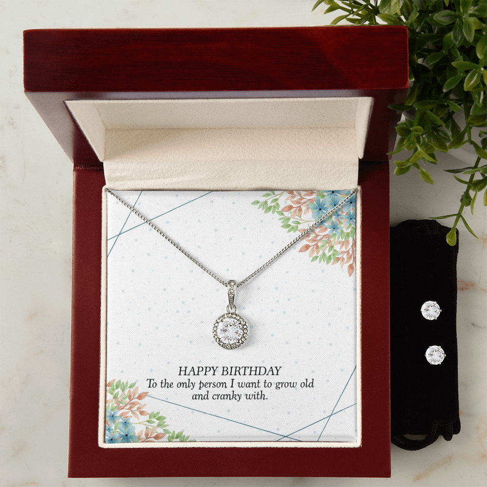 Birthday - To the only person - Eternal Hope Necklace & Earring Set