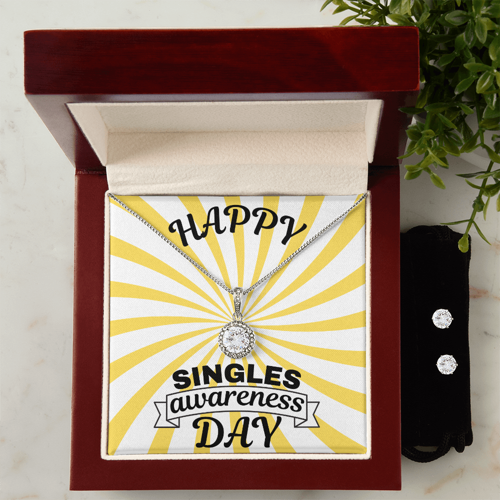 Single - Singles awareness day - Eternal Hope Necklace & Earring Set