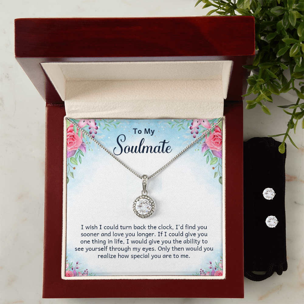 To Soulmate - I wish - Eternal Hope Necklace & Earring Set