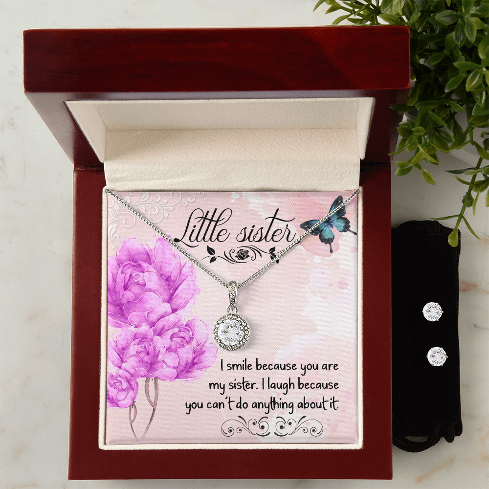 To Sister - I smile - Eternal Hope Necklace & Earring Set