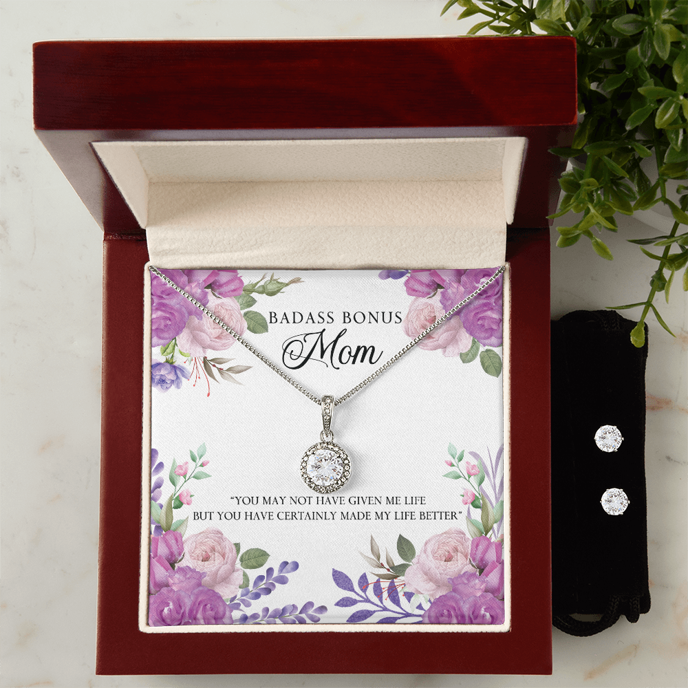 To Mom - You may not have - Eternal Hope Necklace & Earring Set