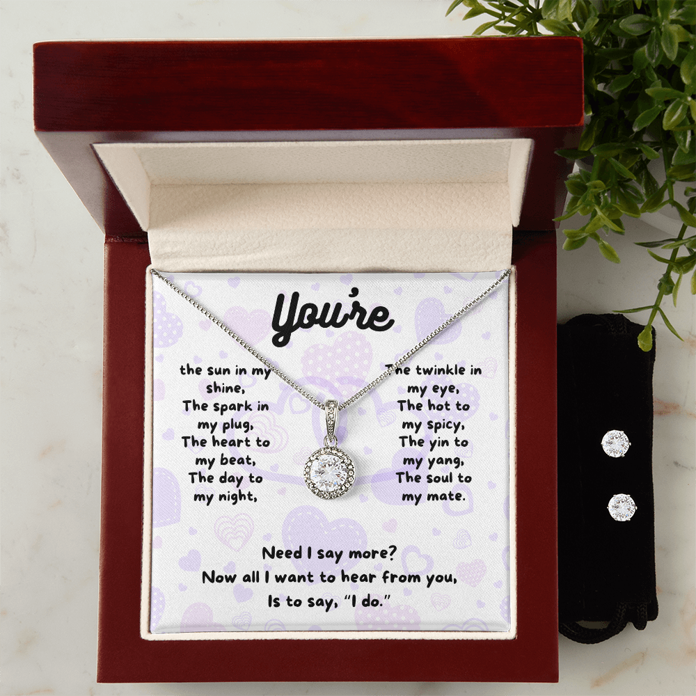 Love - You're the sun - Eternal Hope Necklace & Earring Set