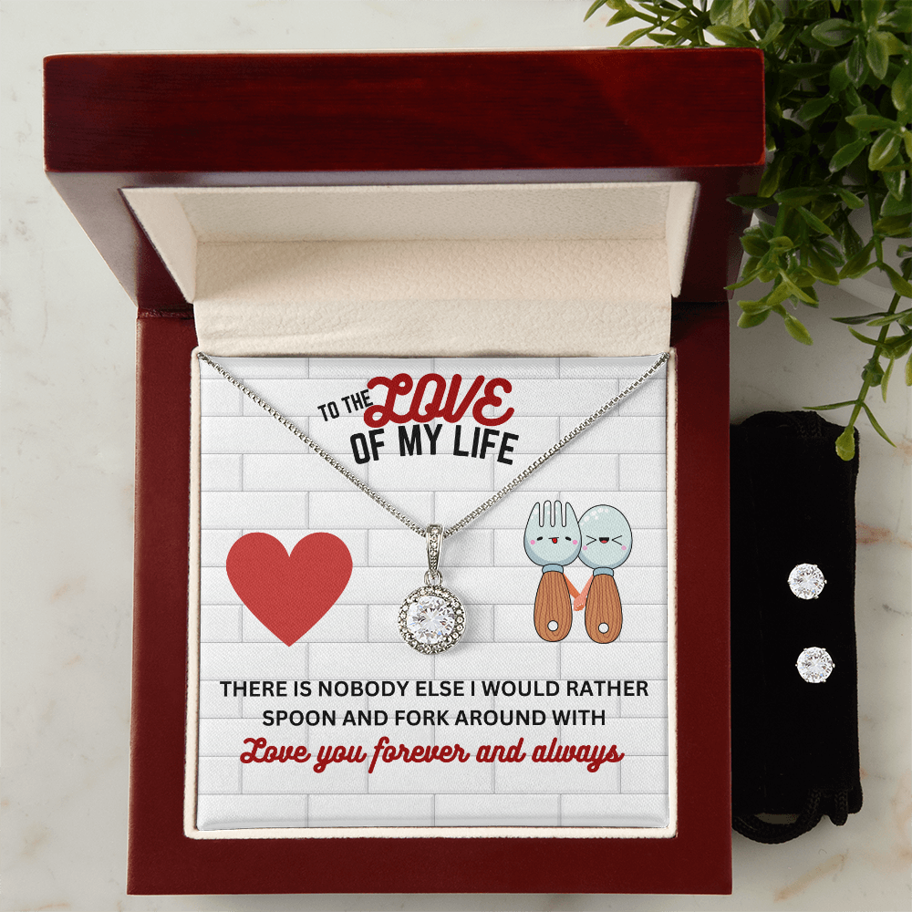 Love - Love of my life - Eternal Hope Necklace & Earring Set