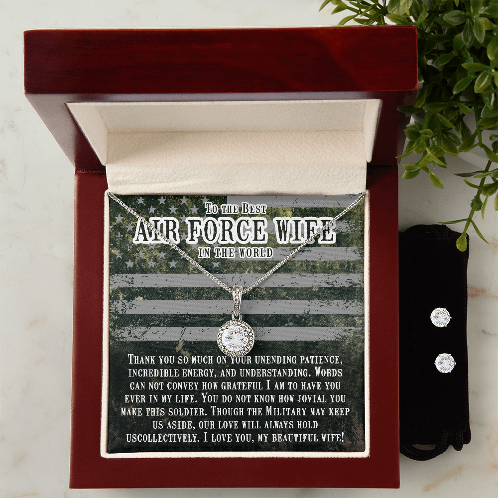 To Air Force Wife - Thank you so much - Eternal Hope Necklace & Earring Set