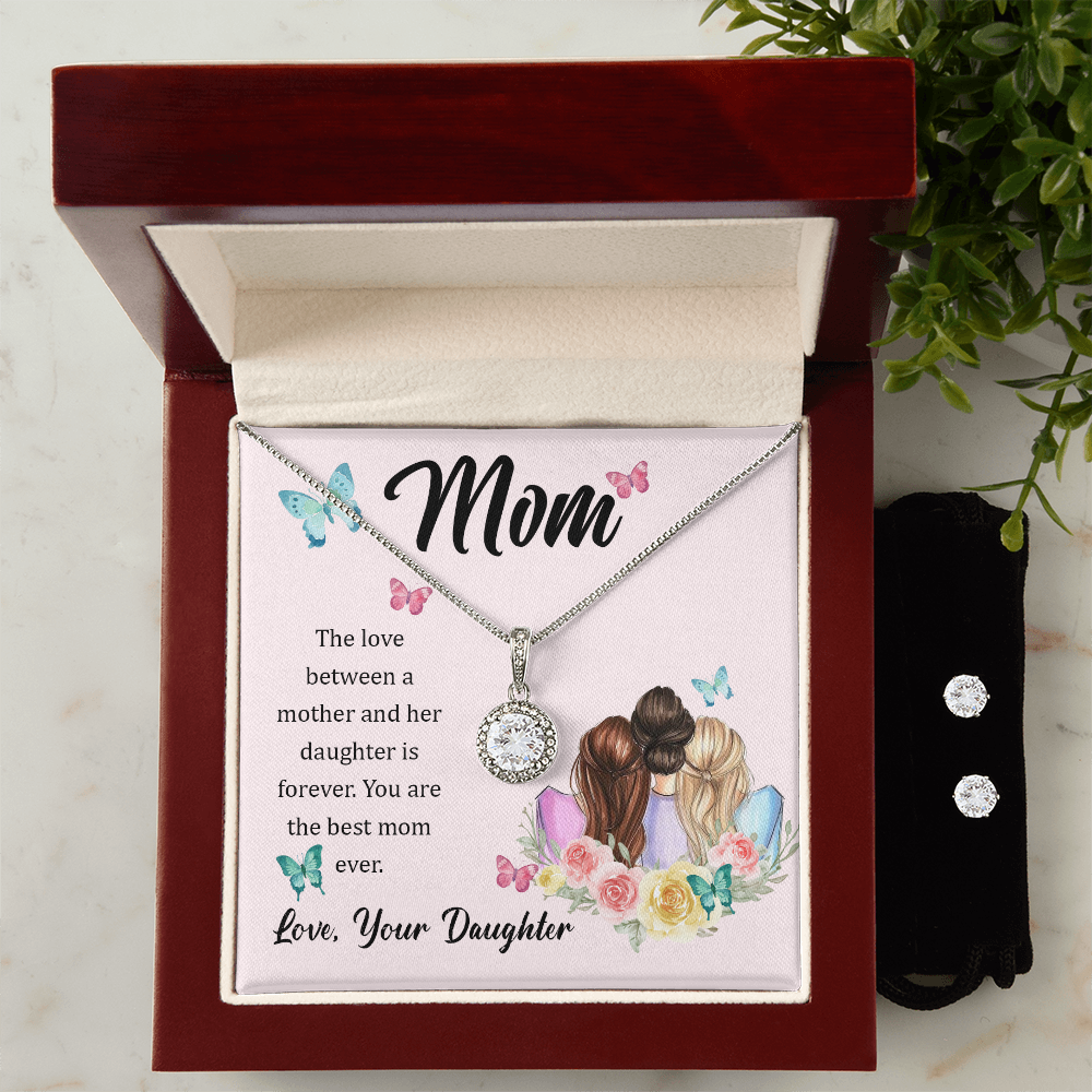 To Mom - The love between - Eternal Hope Necklace & Earring Set