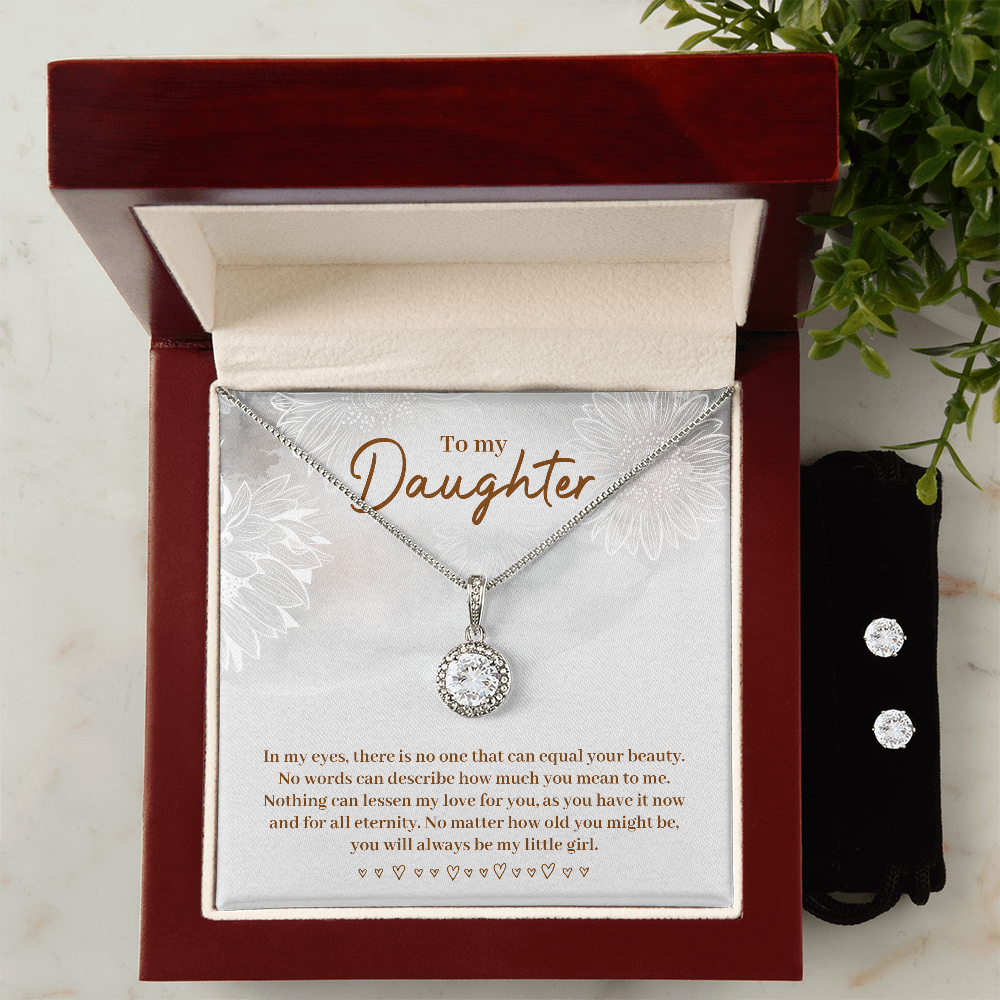 To Daughter - In my eyes - Eternal Hope Necklace & Earring Set