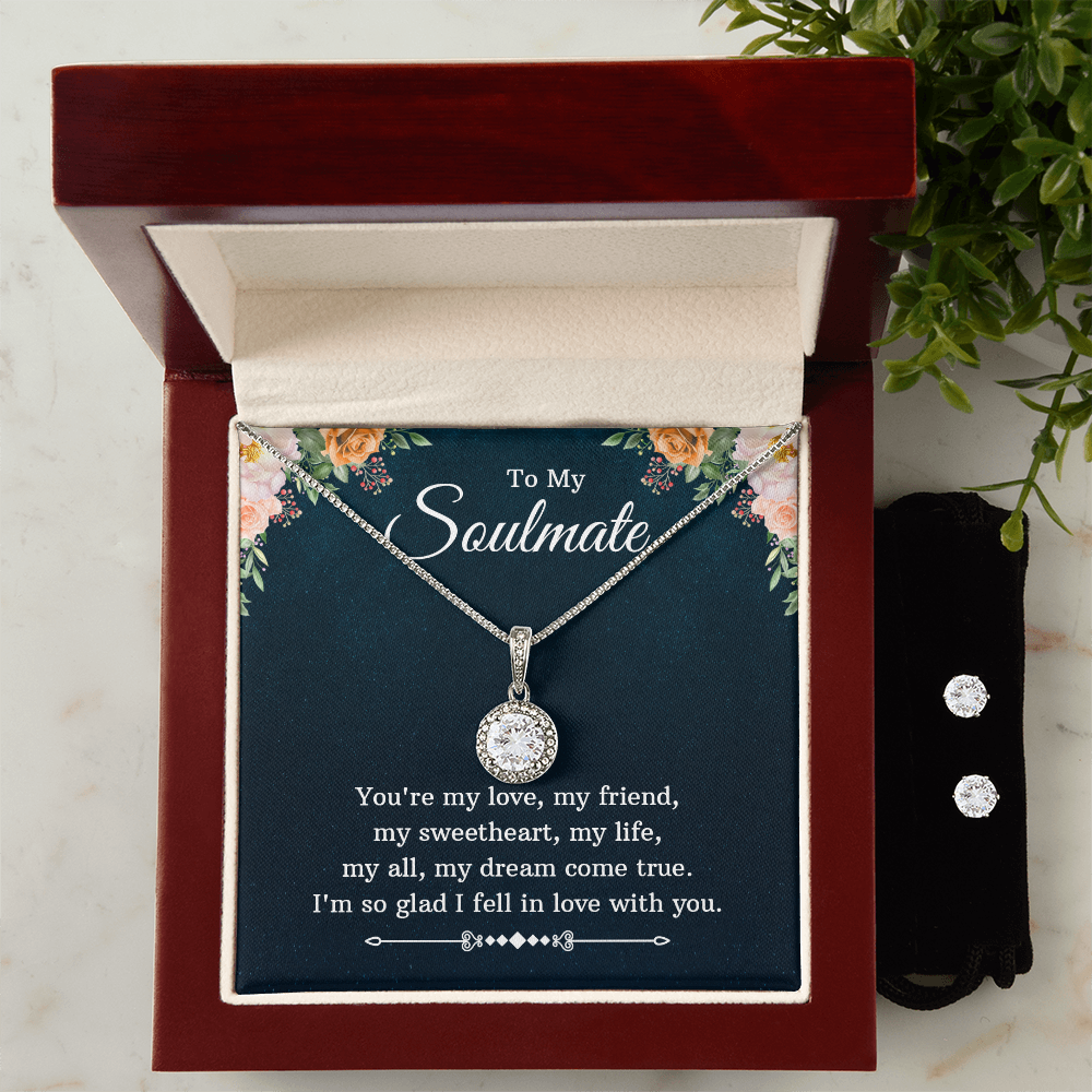 To Soulmate - You're my love - Eternal Hope Necklace & Earring Set