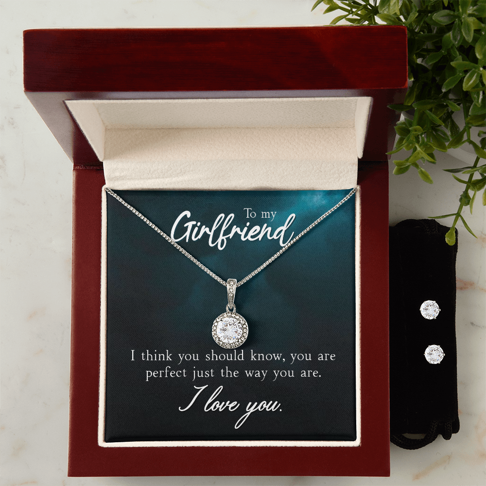 To Girlfriend - I think you - Eternal Hope Necklace & Earring Set