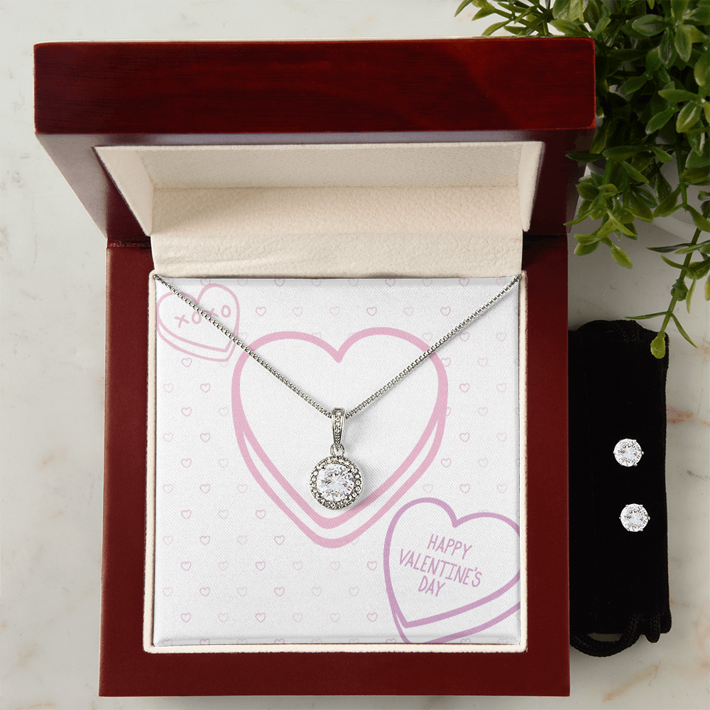 Valentine's Day - XOXO - Eternal Hope Necklace & Earring Set