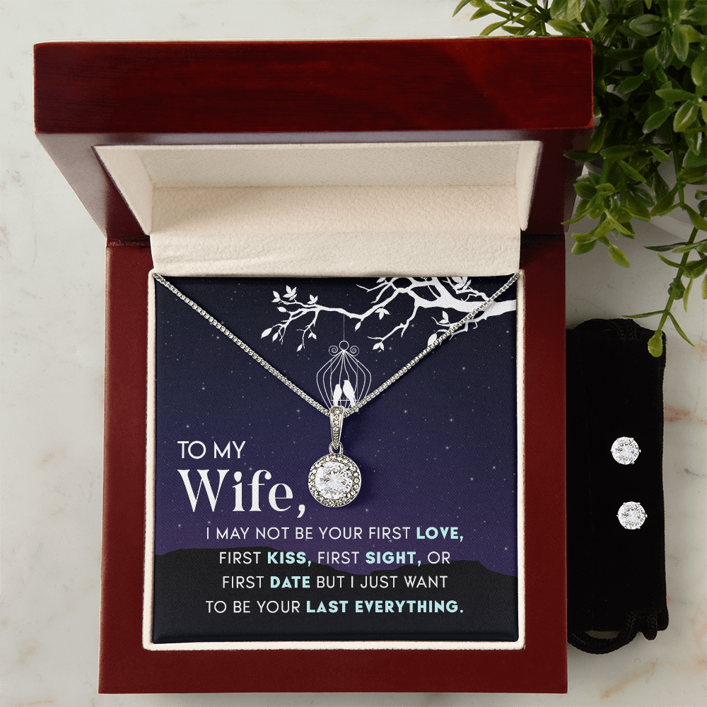 To Wife - I may not be - Eternal Hope Necklace & Earring Set