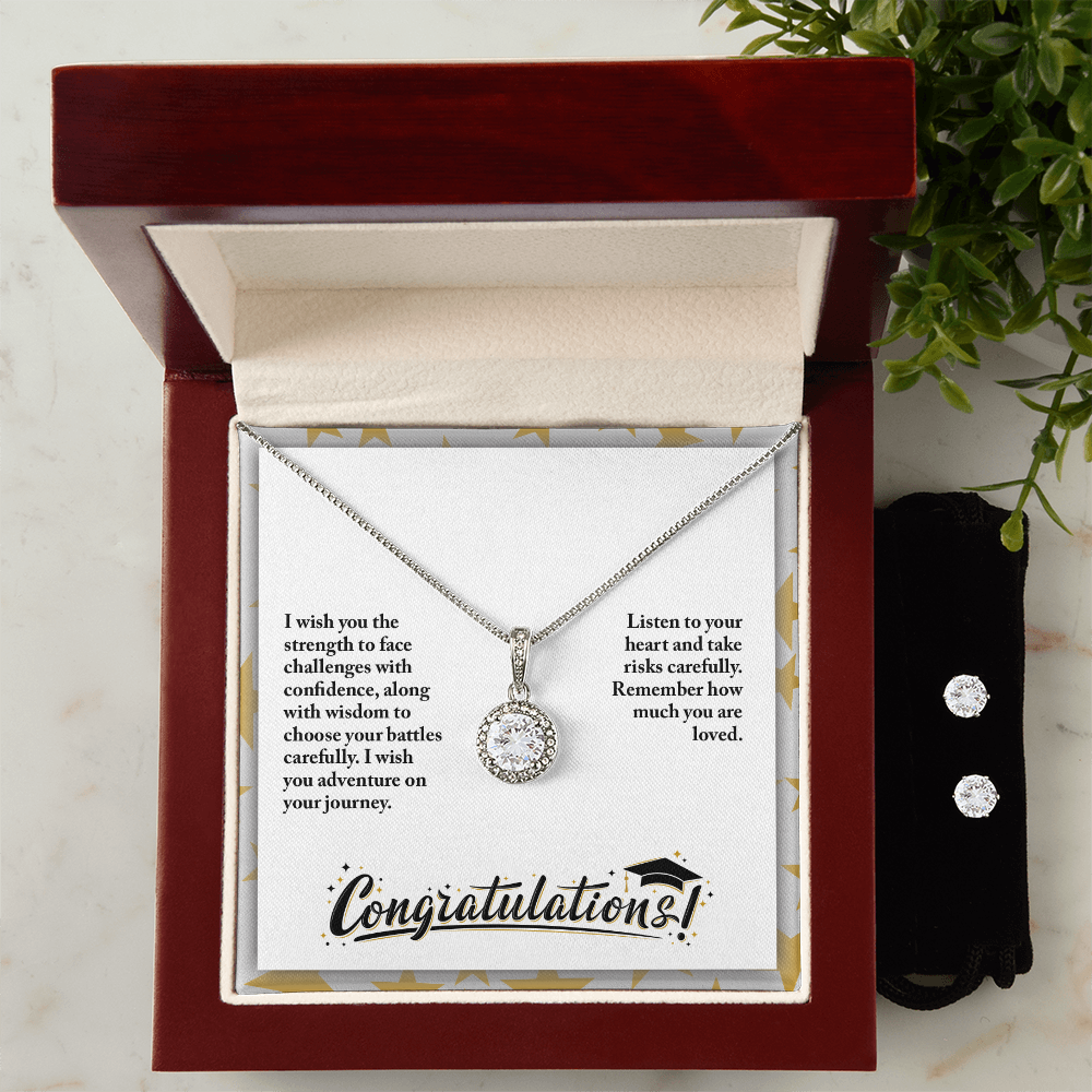 Graduation - I wish you the strength - Eternal Hope Necklace & Earring Set