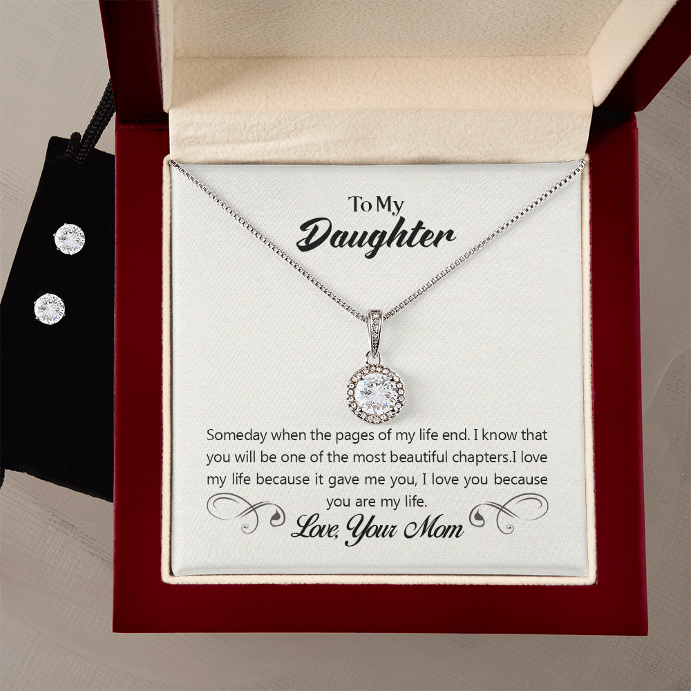 To Daughter - Someday when - Eternal Hope Necklace & Earring Set