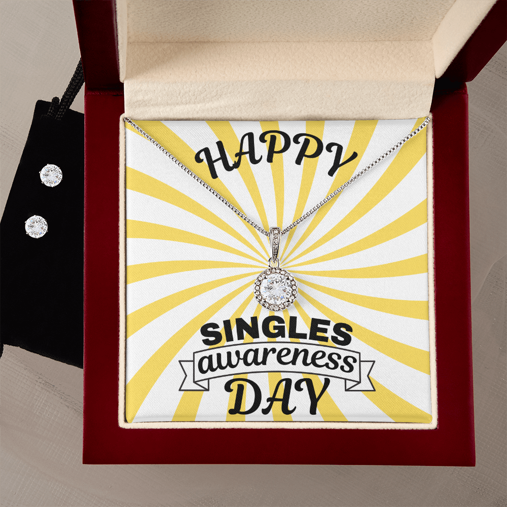 Single - Singles awareness day - Eternal Hope Necklace & Earring Set