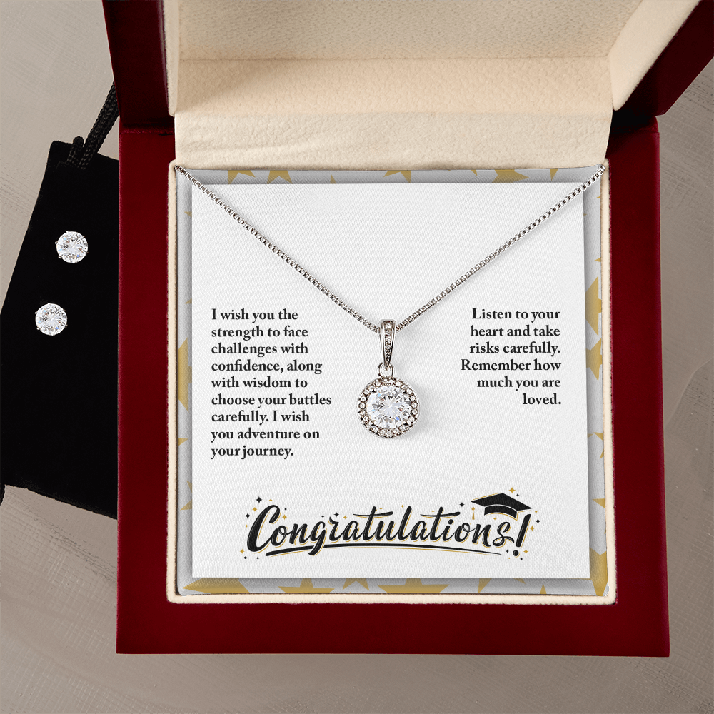 Graduation - I wish you the strength - Eternal Hope Necklace & Earring Set