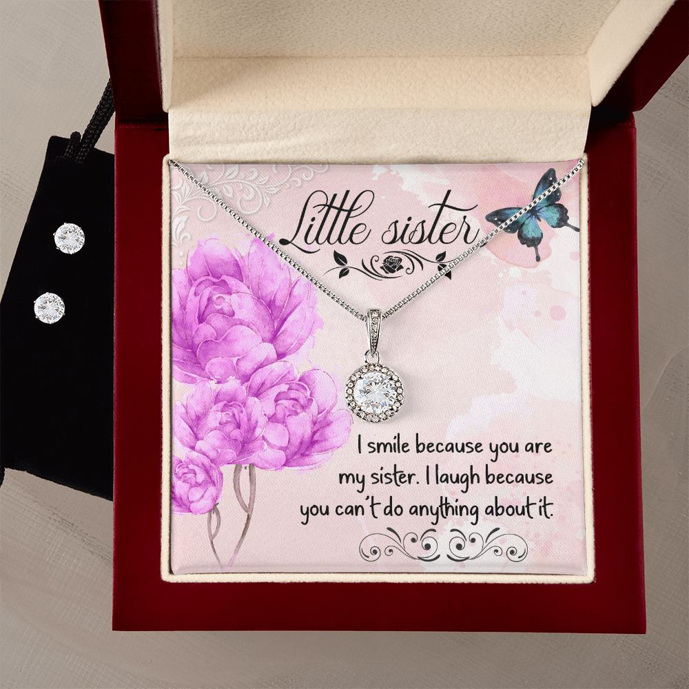 To Sister - I smile - Eternal Hope Necklace & Earring Set