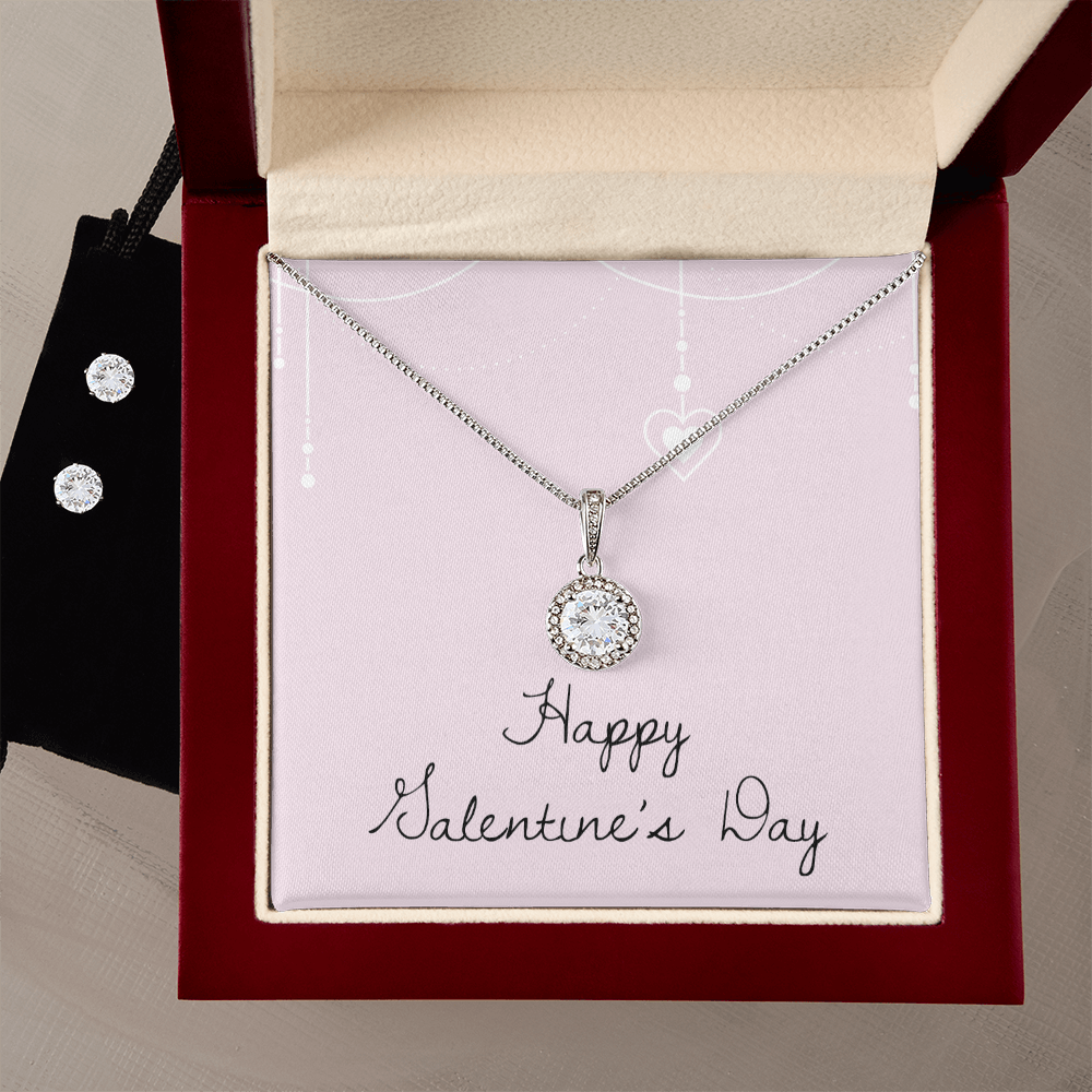 Valentine's Day - Heart - Eternal Hope Necklace & Earring Set