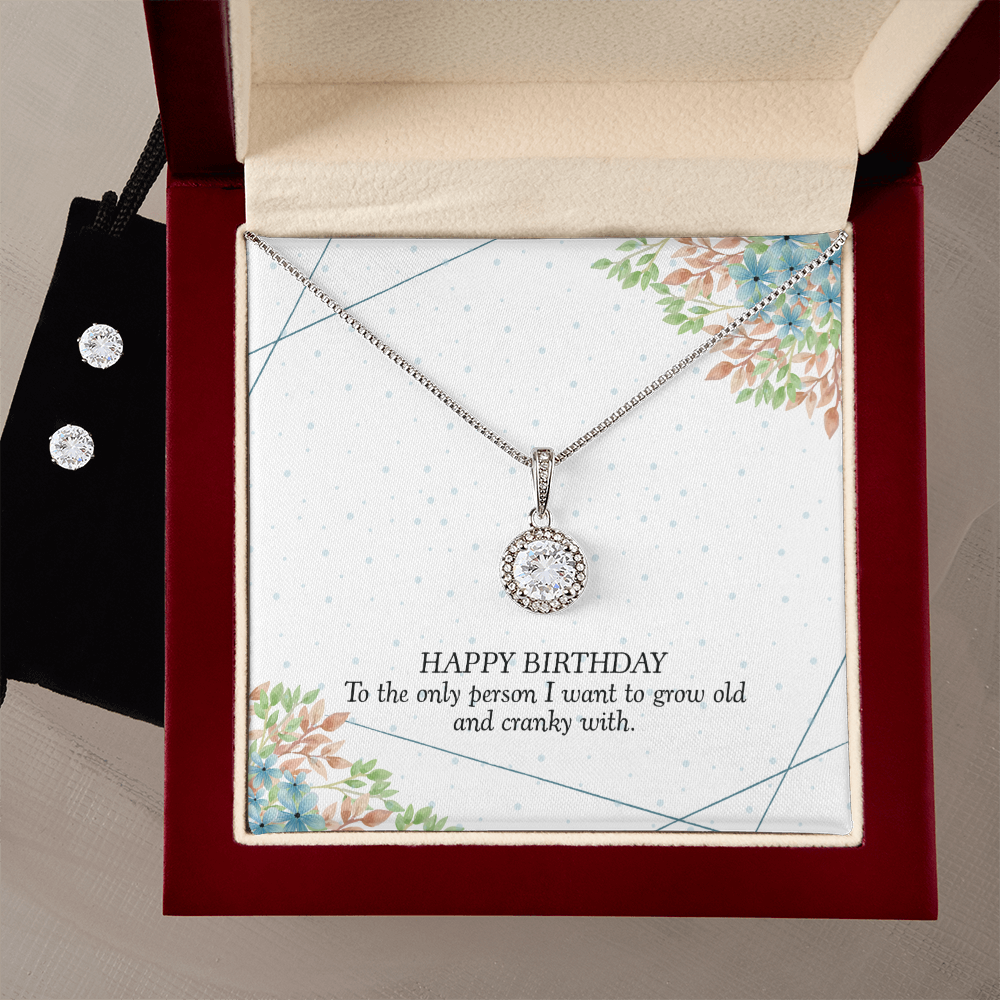 Birthday - To the only person - Eternal Hope Necklace & Earring Set