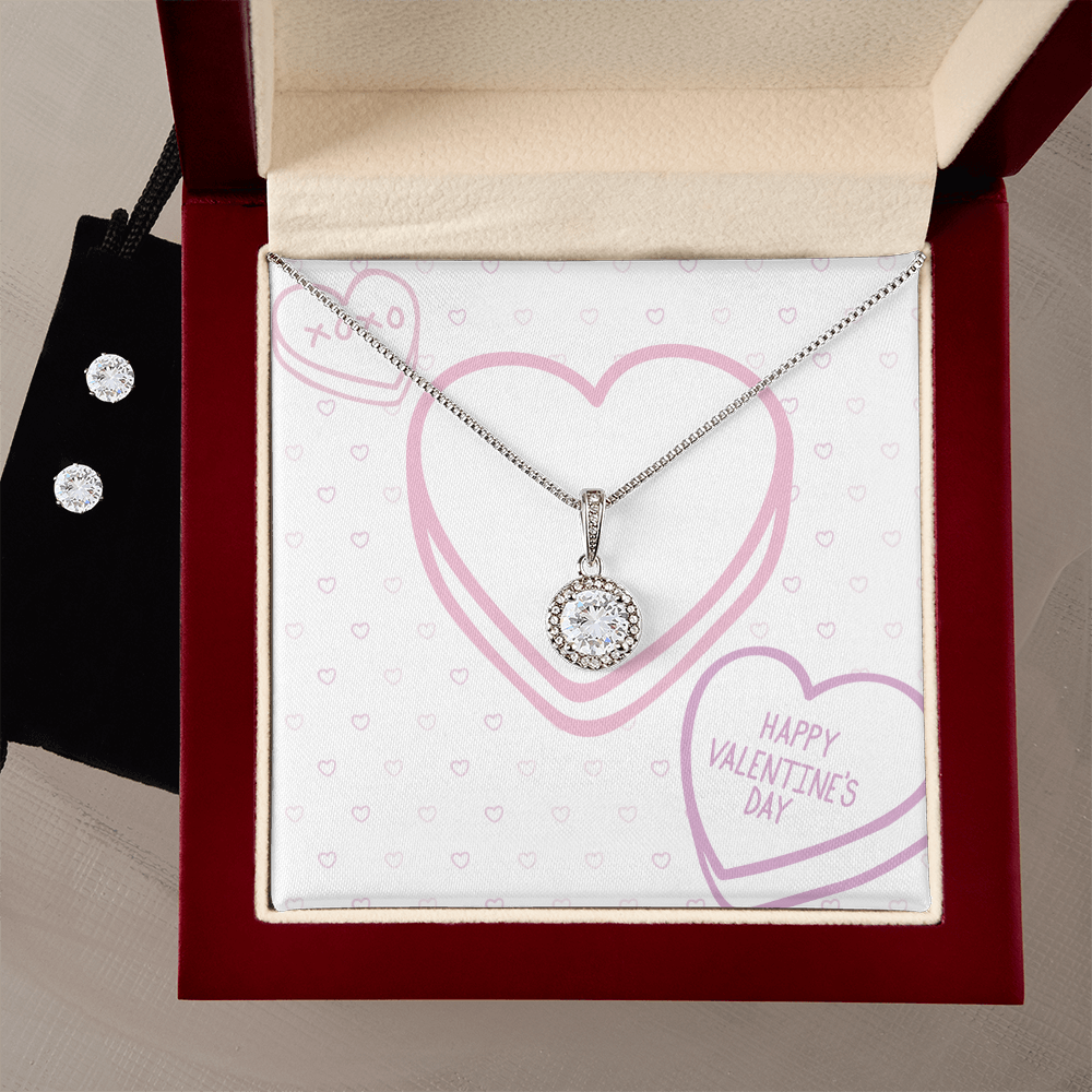 Valentine's Day - XOXO - Eternal Hope Necklace & Earring Set