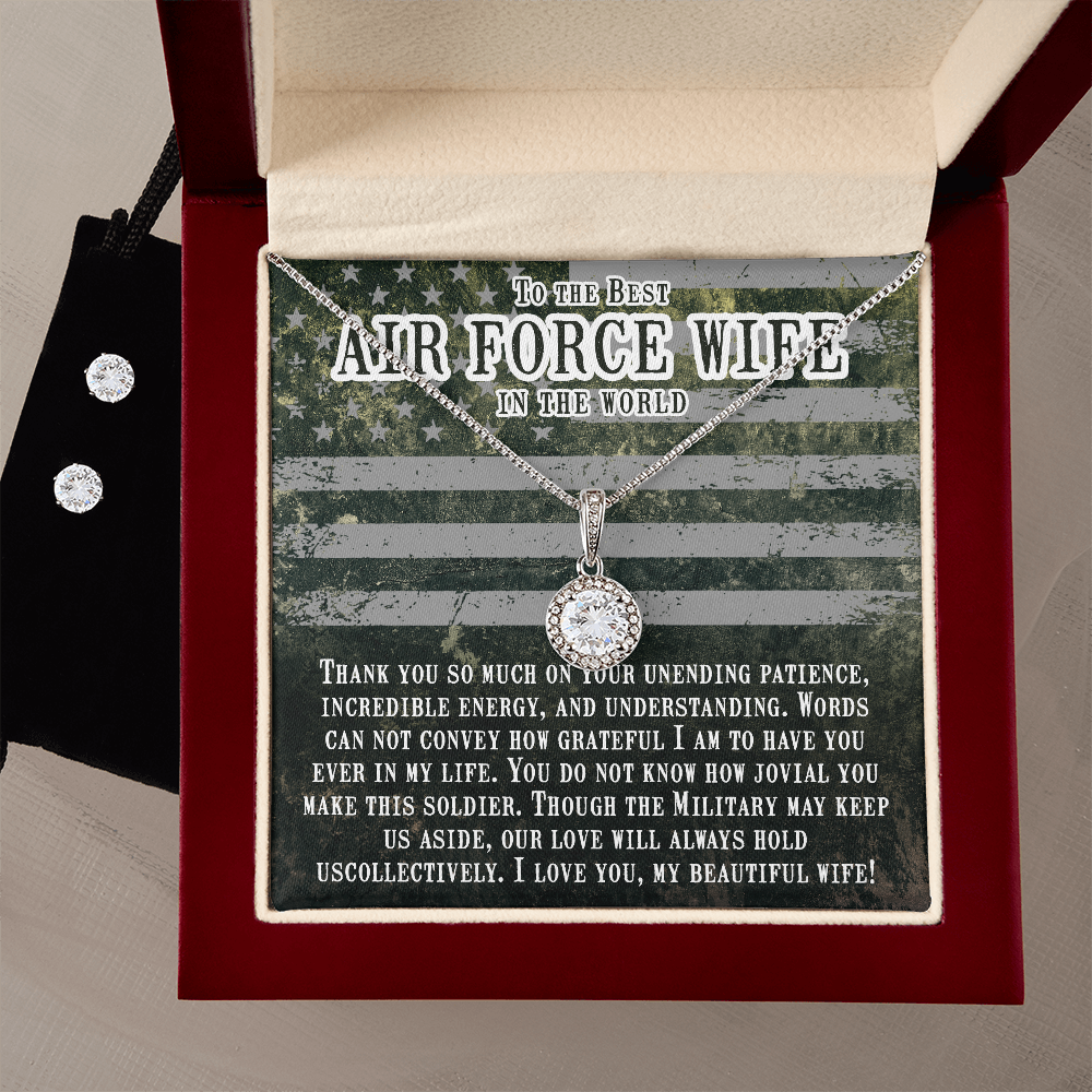 To Air Force Wife - Thank you so much - Eternal Hope Necklace & Earring Set