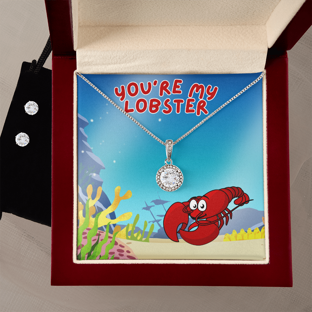 Love - You're my lobster - Eternal Hope Necklace & Earring Set