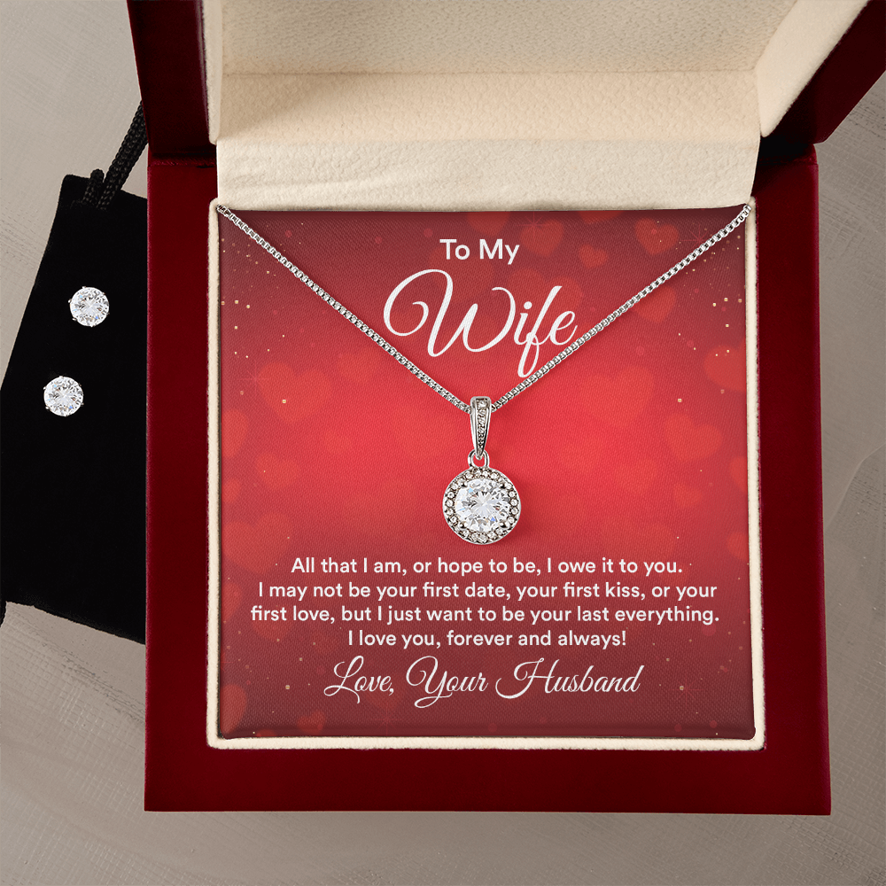 To Wife - All that I am - Eternal Hope Necklace & Earring Set