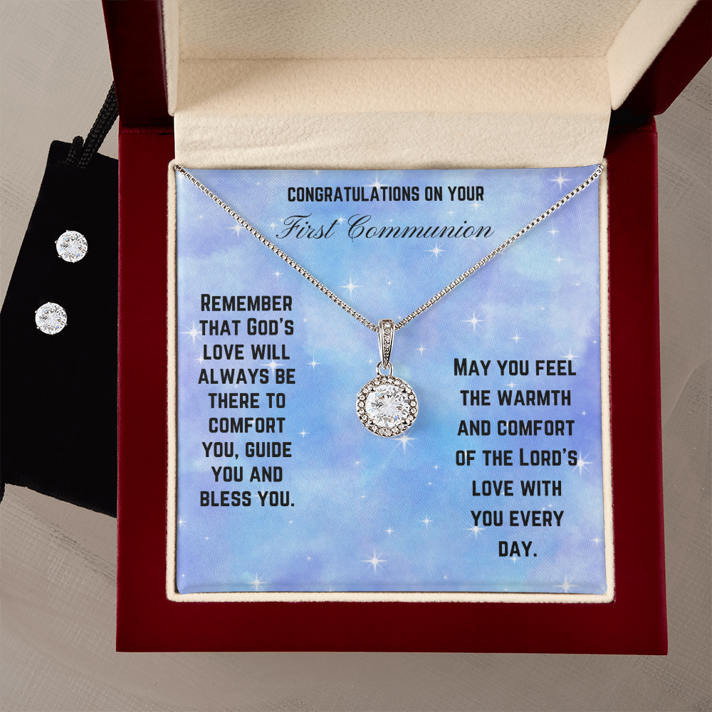 Communion - Remember - Eternal Hope Necklace & Earring Set