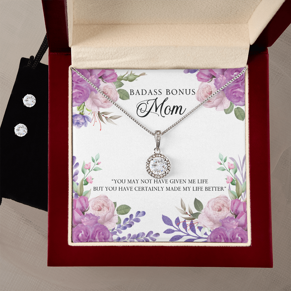 To Mom - You may not have - Eternal Hope Necklace & Earring Set