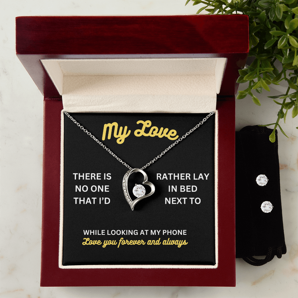 My love - There is no one - Forever Love Necklace & Earring Set