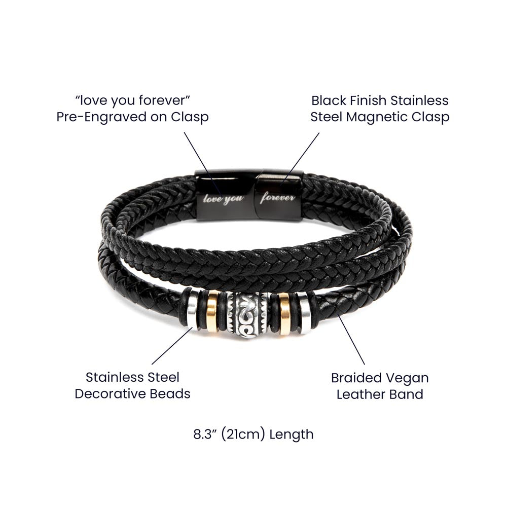 To Son - To my son. Be - Love You Forever Bracelet