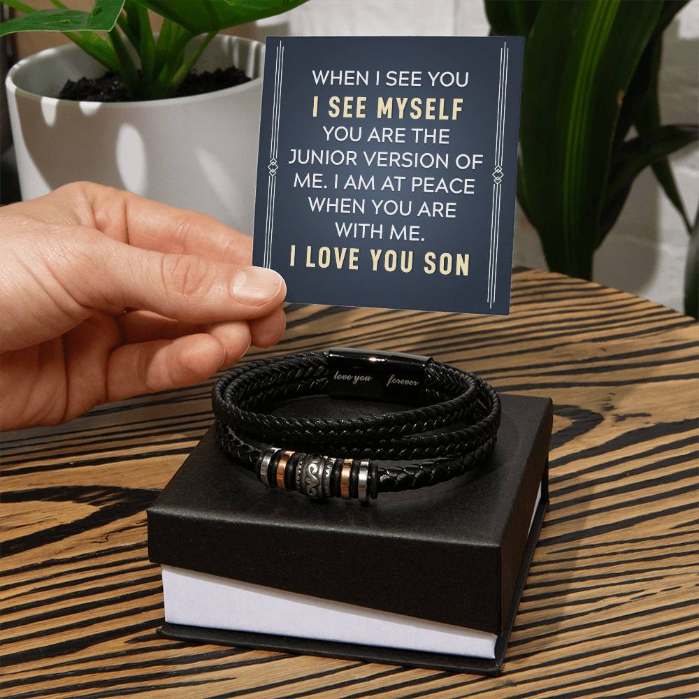 To Son - When I see you - Love You Forever Bracelet