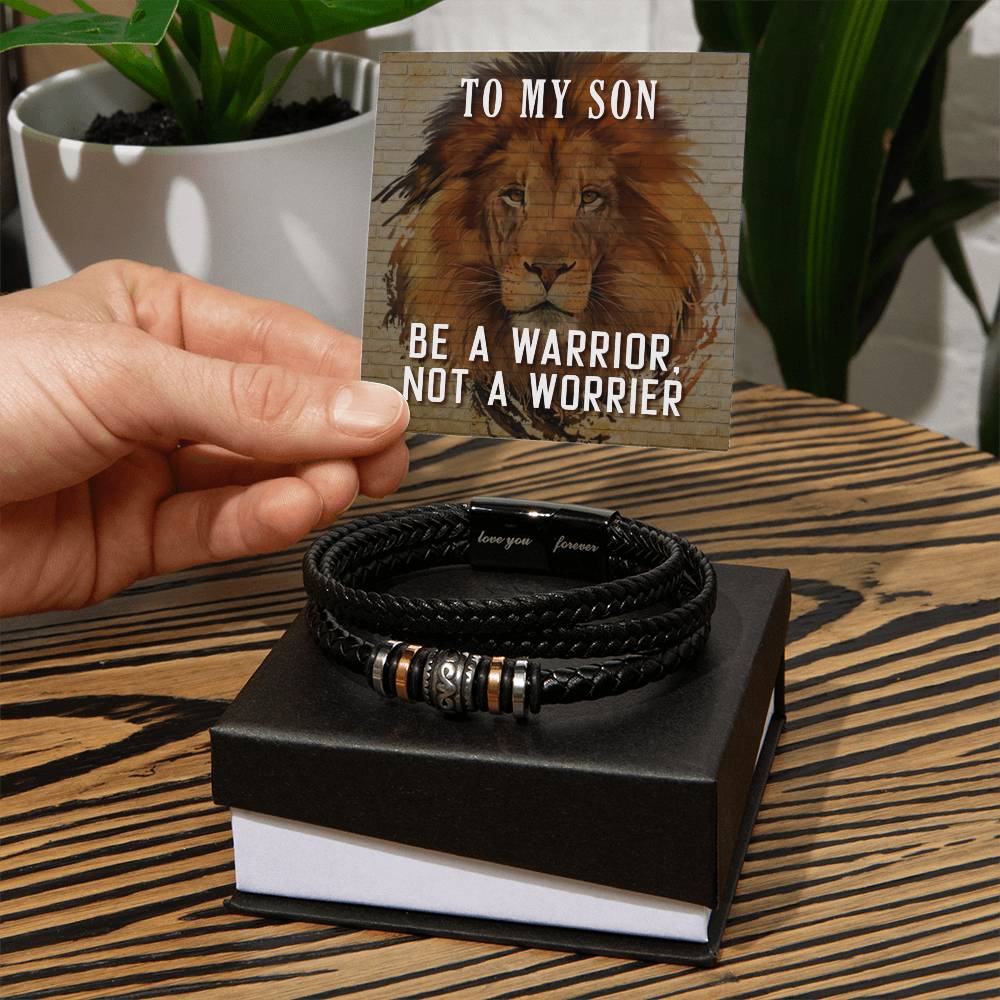 To Son - To my son. Be - Love You Forever Bracelet
