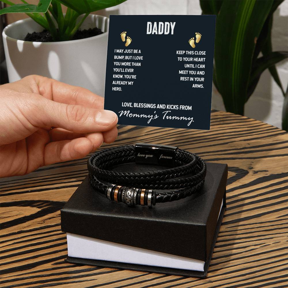To Dad - Daddy. I may just - Love You Forever Bracelet