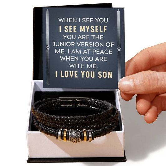 To Son - When I see you - Love You Forever Bracelet