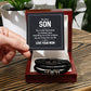 To Son - My dear Son - Love You Forever Bracelet