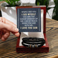 To Son - When I see you - Love You Forever Bracelet