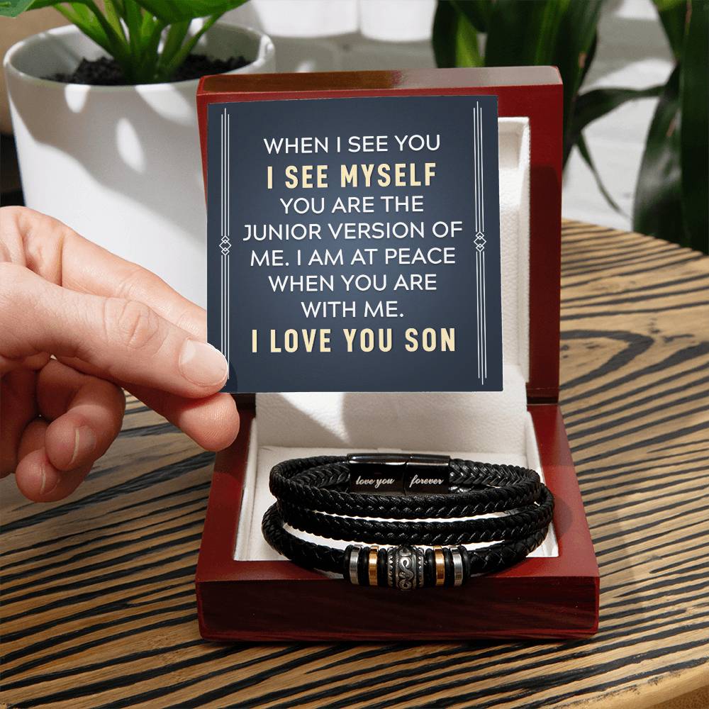 To Son - When I see you - Love You Forever Bracelet